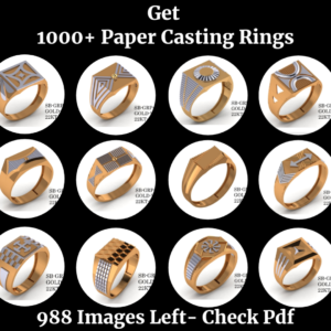 1000+ paper casting rings