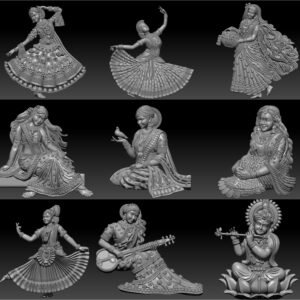 50 antique idols models